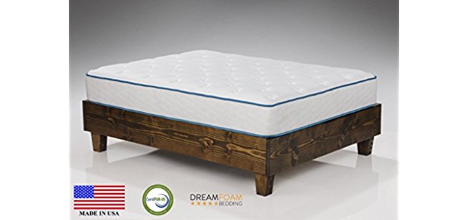 Dreamfoam Bedding Arctic Dreams Mattress - Cooling Gel Soft Support Foam Mattress