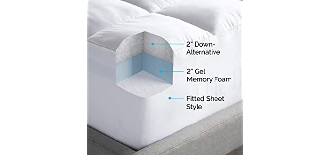 lucid 4 inch mattress topper review
