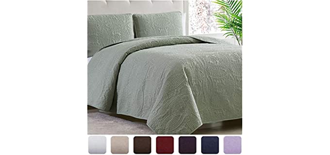 Mellani Store Comforter Bedding - 3-Piece Bedspread