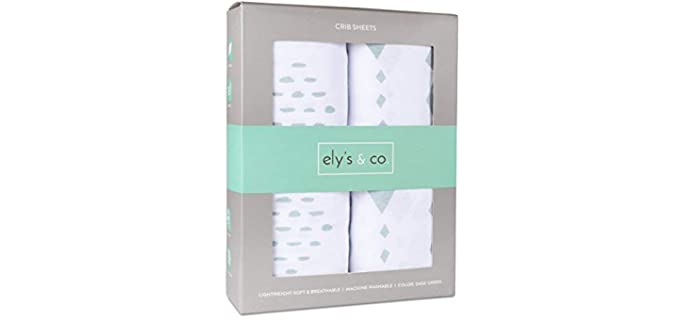Ely's & Co Diamond Design - Best Crib Sheets