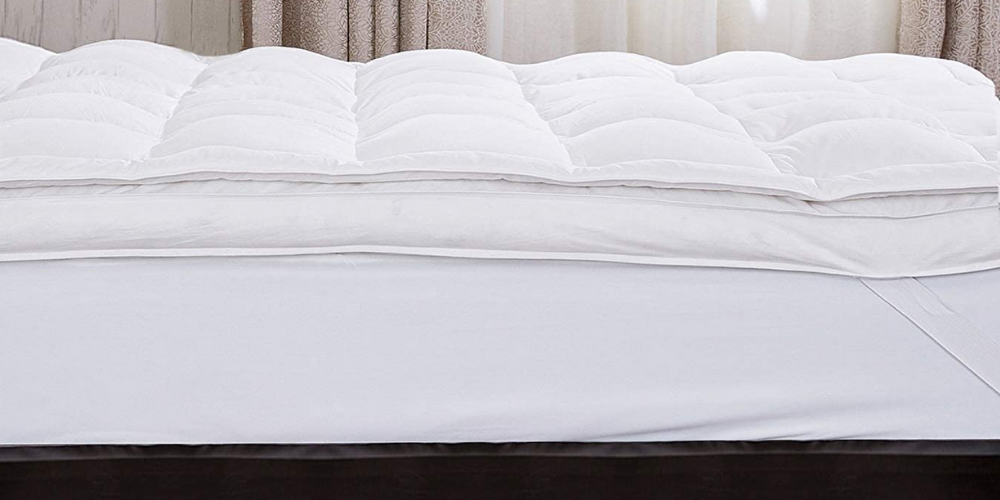 dorma luxury dual layer goose down mattress topper