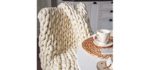 MLMGUO Decorative - Merino Wool Knitted Blankets