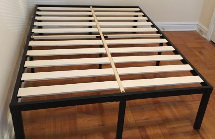 Using the solid wooden bed slats from Ziyoo