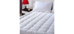 EASELAND Queen - Quilted Cotton Mattress Pad 