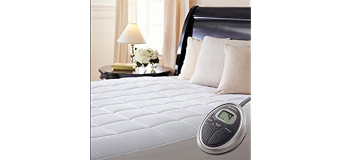 Sunbeam Queen - Quilted Heated Electric Mattress Pad
