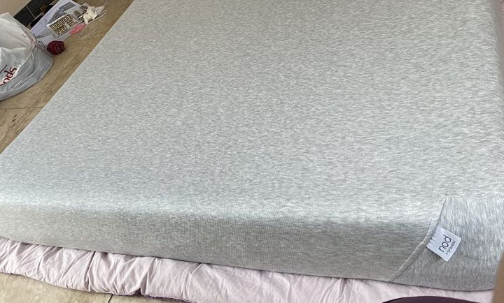 Using the high-quality thin mattress from Tuft and Needle