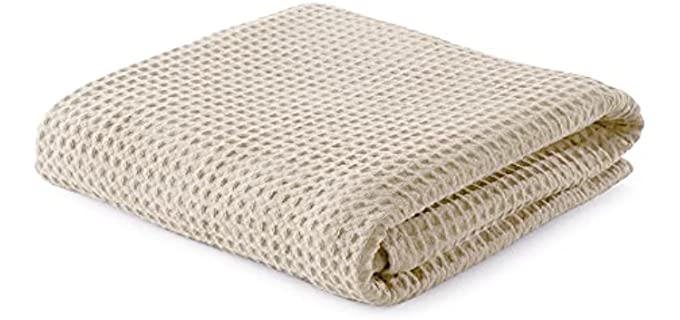 Cotton Waffle Weave Blanket