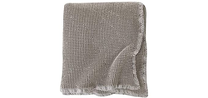Brielle Home Darren - Cotton Waffle Weave Blanket