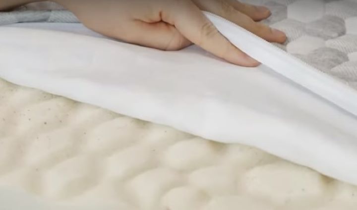 Checking the product's fabric to know if it's soft and comfortable to the skin