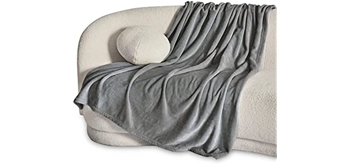 Bedsure Microfiber - Best Fleece Throw Blanket