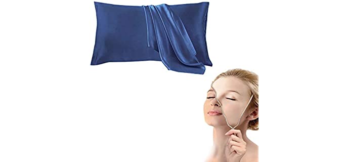 Real Nature Blue - Copper Pillowcase