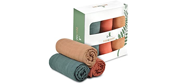 Fern and Avery Gender Neutral - Organic Swaddle Blanket