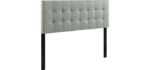 Modway Queen - Linen Tufeted Upholstered Headboard