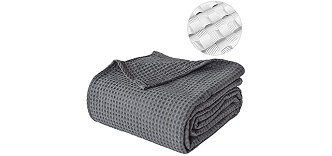 PHF  - Pure Cotton Waffle Weave Blanket
