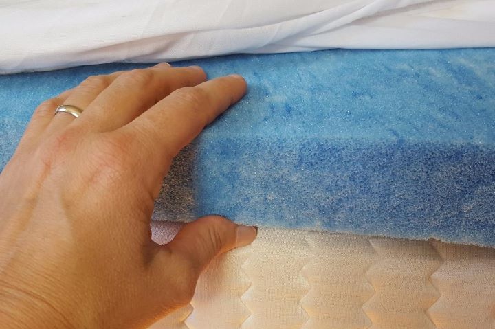 Reviewing the thickness and pressure-relieving support of the mattress toppers from Sleep Innovations