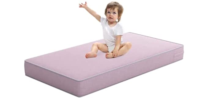 Safety 1st Toddler Bed Mattress - Supportive Dual Sided Toddler Mattress