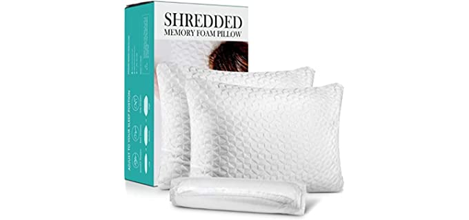 Soozoo Cool - Shredded Memory Foam Pillow