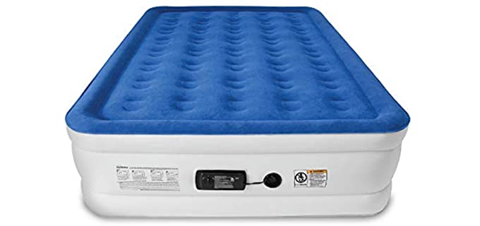 Sound Asleep Products Dream Series Air Mattress - Self Inflate Air Mattress Bed for Guests