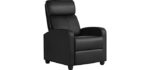Yaheetech Faux Leather - Recliner Sofa