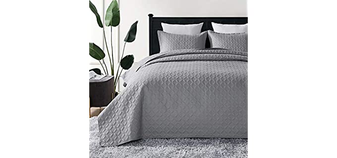 Hansleep Full Size - Luxury Bedspread Coverlet Set