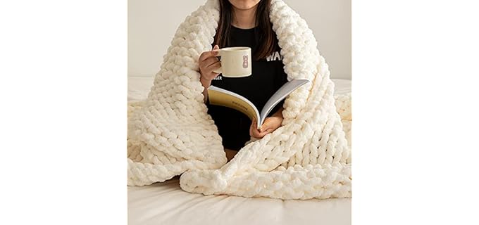 ATMOSURELY Ultra Soft - Chunky Knit Blanket