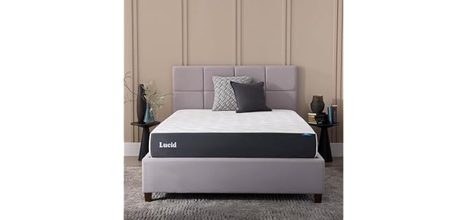 LUCID Gel Memory Foam - Medium Feel Mattress