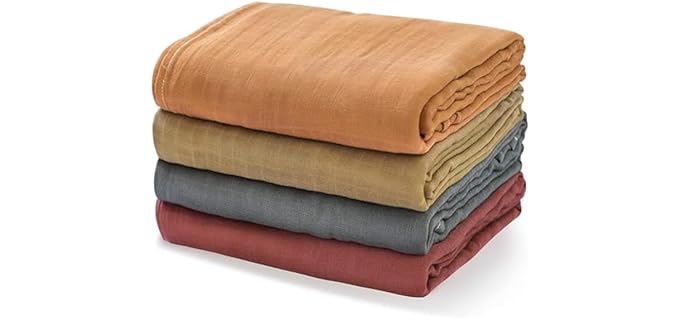 Momcozy  100% Cotton - Muslin Swaddle Blanket