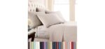 21 Inch Deep Pocket Queen Sheet Set Hotel Quality Microfiber Natural Beige