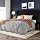 Allewie Queen Size Velvet Bed Frame/Vertical Channel Tufted Wingback Headboard/Upholstered Platform Bed/Strong Wooden Slats/No Box Spring Needed/Easy Assembly/Black
