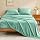 BEDELITE Flannel Sheets Queen Size, Haze Blue, 4 Pieces
