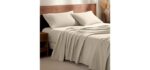 Bare Home King Flannel Sheet Set 100% Cotton (King, Sand)