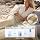 Bedsure 100% Cotton Muslin Blankets for Adults, King, 4-Layer, Linen Beige