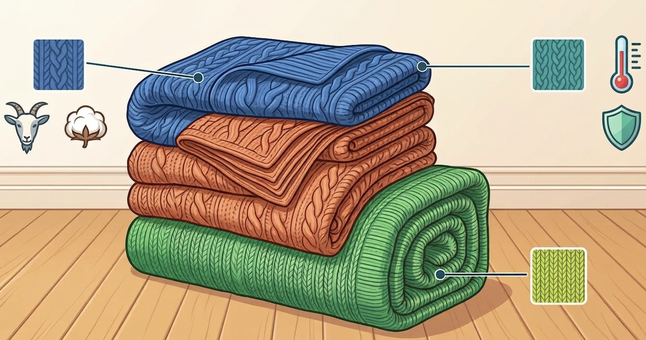 Best Materials for Merino Wool Knitted Blankets