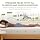EGOHOME Twin Mattress 12 Inch, Green Tea Memory Foam Mattress, Medium Firm