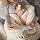 Elero Chunky Knit Blanket Merino Wool Hand Made Boho Soft and Cozy Bulky Throw Blanket for Bedroom Sofa Home Decoration Beige 40x60