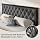 Fluest King Bed Frame with Headboard Linen Upholstered Bed Frame Platform,All Metal Slats Support Platform Bed Frame with Storage Space,Easy Assembly,Noise Free,No Box Spring Needed,Grey