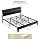 LIKIMIO King Bed Frame with Storage Headboard and Charging Station