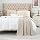 Longhui bedding Chunky Cable Knit Throw Blanket Lightweight Beige 100% Organic Cotton Blanket for Sofa Couch Bed Baby Nursery, Rustic Shabby Chic Modern Farmhouse, 60” x 80”