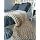 MLMGUO Knitted Chunky Blanket Throw, Handmade for Sofa, Bed or Gift (Camel, 40