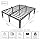 ROIL 14 Inch Queen Bed Frame with Rounded Corner & 4 Mattress Baffles
