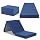 SLEEPLACE 4 Inch Tri-Folding Topper Mattress, Single, Blue
