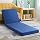 SLEEPLACE 4 Inch Tri-Folding Topper Mattress, Single, Blue