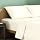 TEXAS LINEN CO. 100% Organic Cotton Percale Sheets Queen Size - 4 PC Ivory Organic Sheets Queen Set, Soft, Crisp & Cooling, Fully Elasticized 16
