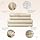 Whisper Organics 100% Organic Cotton Bed Sheets with Deep Pocket 4 Pc. Set
