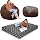 CordaRoy's Chenille Bean Bag Chair, Convertible Chair Folds from Bean Bag to Lounger, As Seen on Shark Tank, Espresso - Full Size