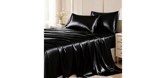 CozyLux Satin Sheet Set