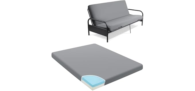 HOMBYS Velvet Futon