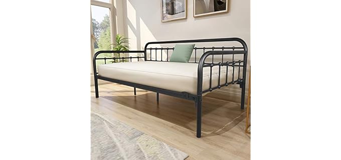 HOMERECOMMEND Metal Daybed