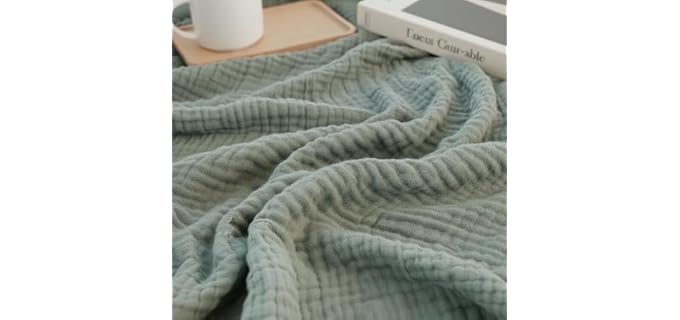 KyraHome Muslin Throw