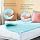 Linenspa 2 Inch Egg Crate Gel Memory Foam Topper, Reversible, Queen Size | Egg crate convoluted design, Reversible for two feels, Promotes airflow, Relieves pressure points, Gel-infused foam
